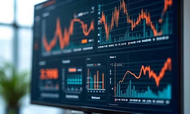 Geavanceerd AI dashboard met real-time analysegrafieken