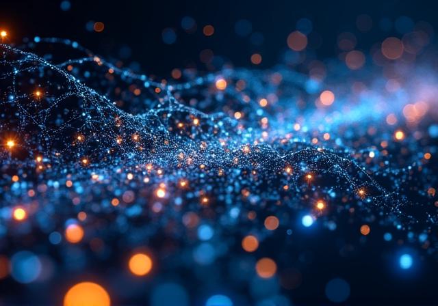 Visualisatie van data die door een razendsnel neuraal netwerk stroomt