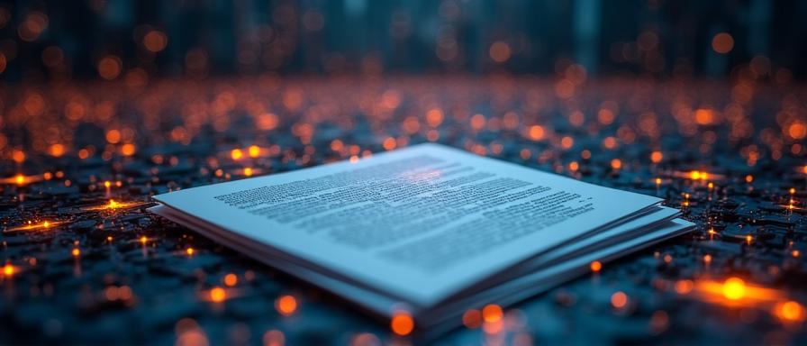 Juridische documentatie en AI technologie conceptuele afbeelding